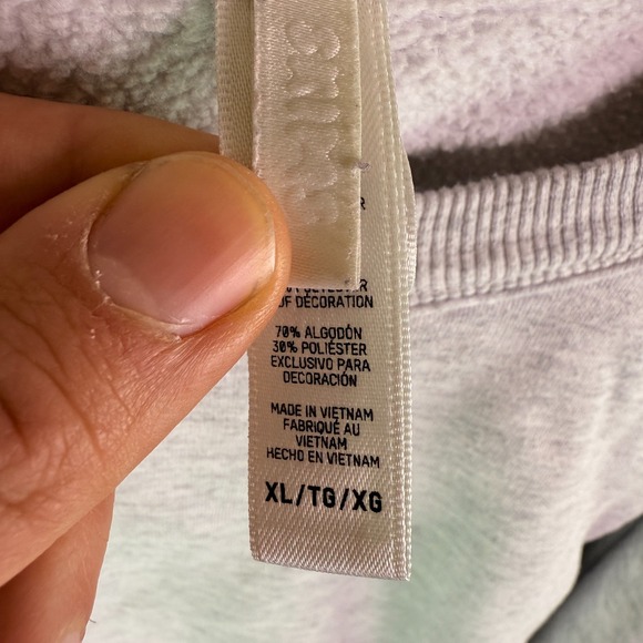 Skims Sweatshirt Womens XL Gray Pullover Yoga Dance Athleisure Crew Y2K Fleece - Picture 3 of 8